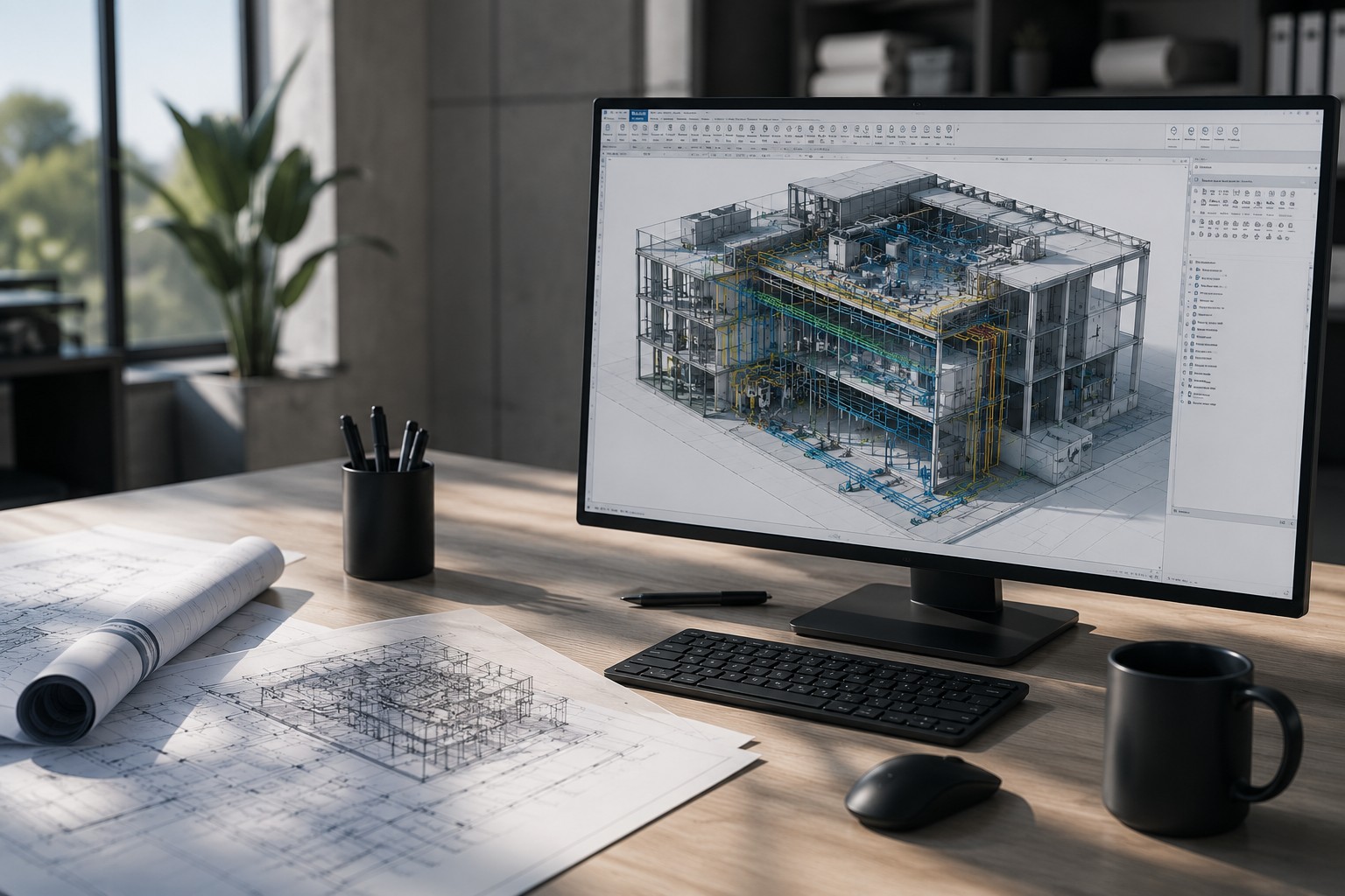 BIM-model voor elektrotechnische engineering